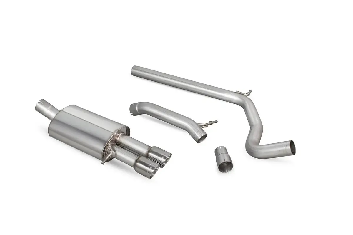 Scorpion Exhausts Non-Resonated Predator Cat-Back System - Scirocco R - 2009 - Svws072 1