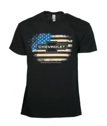 Chevy Flag Bow Tie Tshirt 1