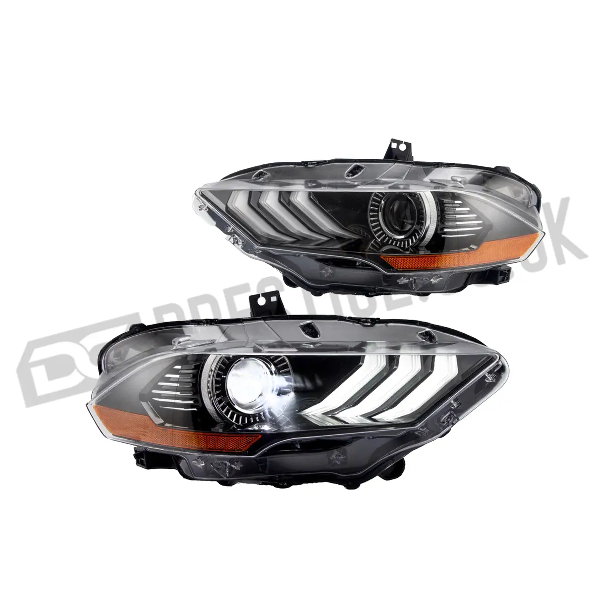 Led Headlights For 2018-2023 Ford Mustang (S550 Facelift) 1