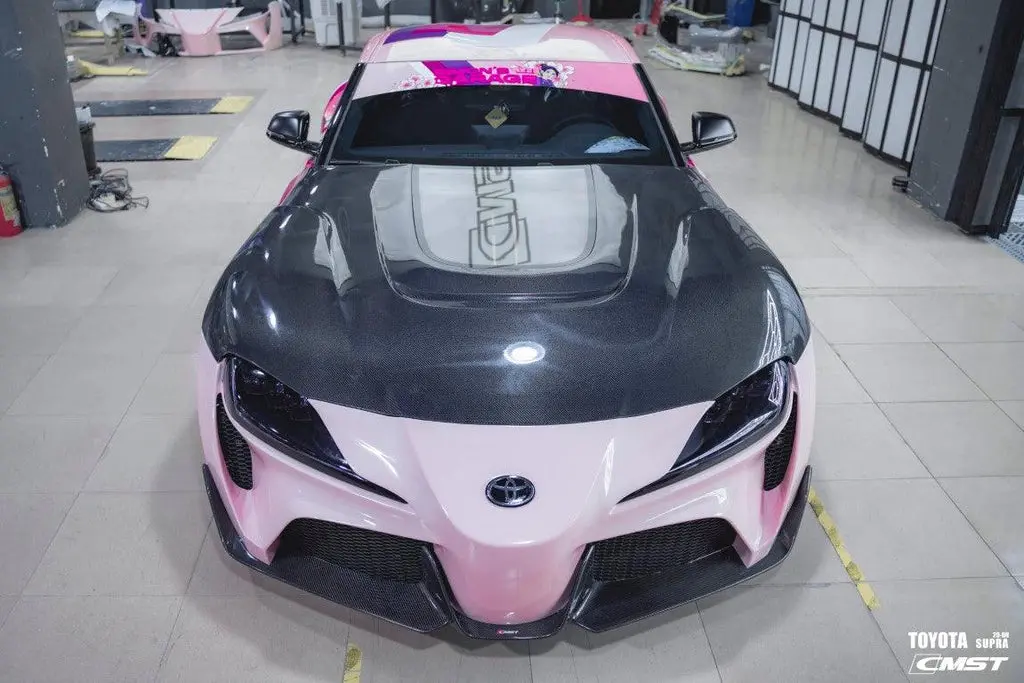 Cmst Tuning Carbon Fiber & Frp Fti Conversion Kit Hood For Toyota Gr Supra A90 A91 7