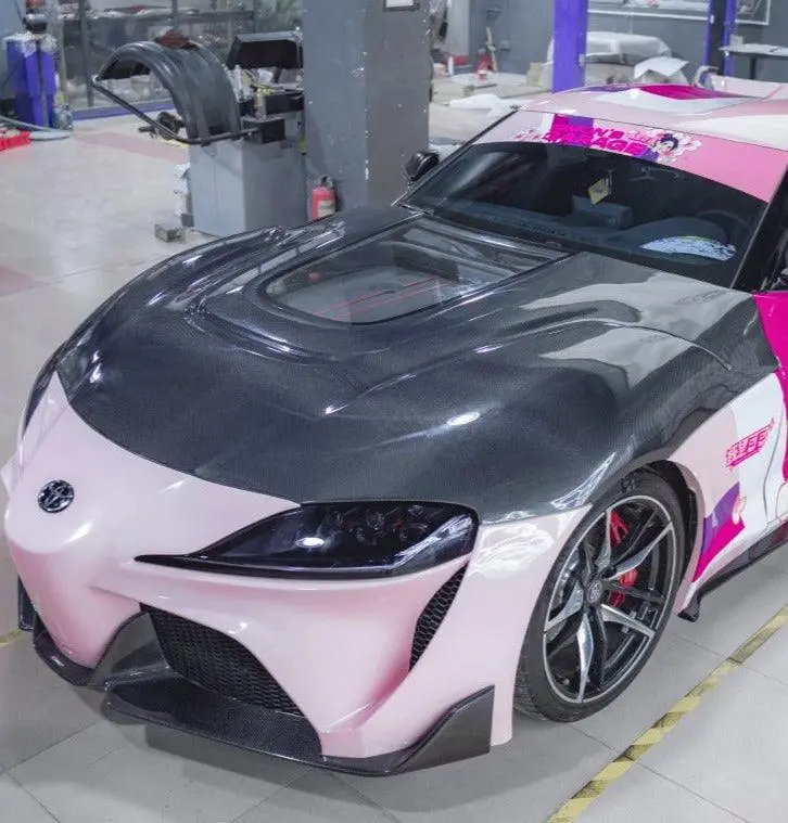 Cmst Tuning Carbon Fiber & Frp Fti Conversion Kit Hood For Toyota Gr Supra A90 A91 4