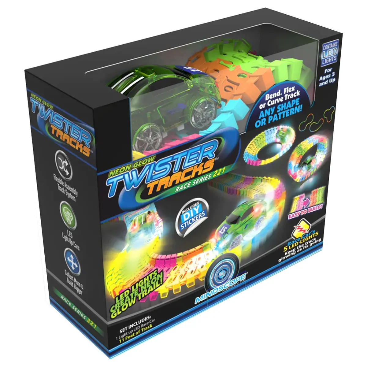 Twister Tracks Neon Glow Track 1