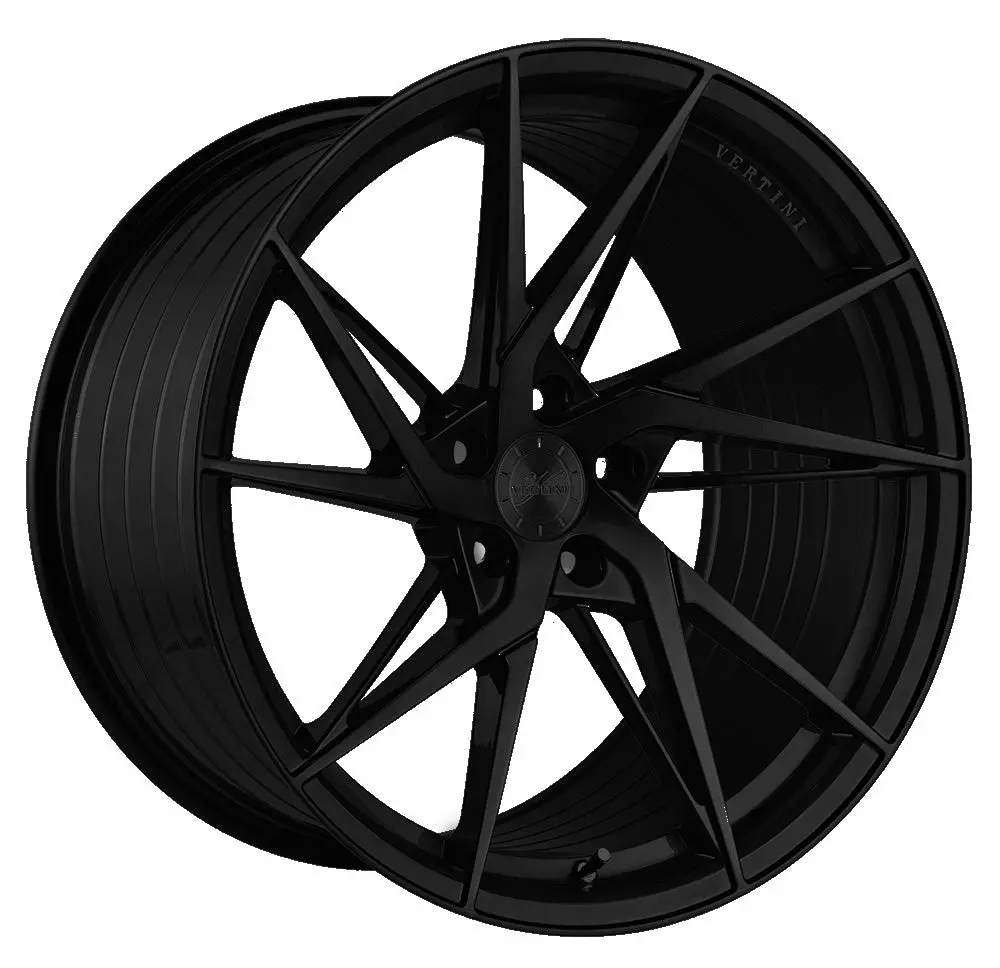 19” Vertini Rfs1.9 Matte Black Concave Wheels - Set Of 4 1