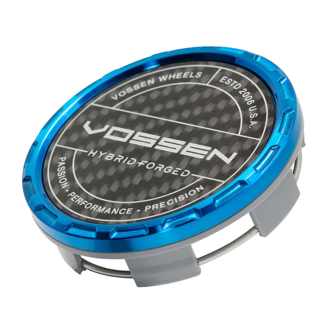 Carbon Billet Sport Cap Set For Vf/Hf Series Wheels (Fountain Blue) 1