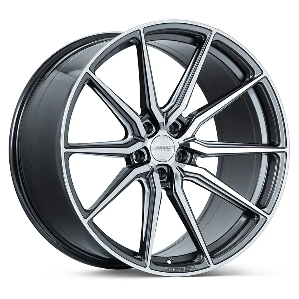 20” Vossen Hf-3 Gloss Graphite Polished Wheels - Set Of 4 - 20X9 20X10.5 1