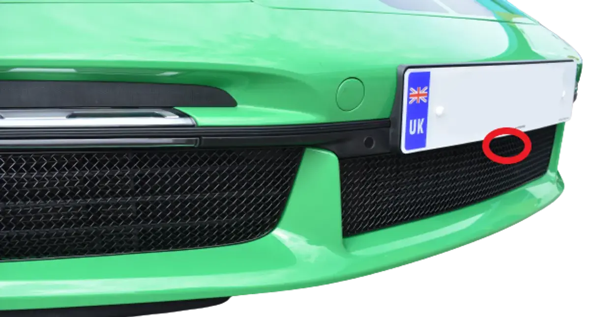 Zunsport Porsche 992 Turbo S - Front Grille Set With Front Driving Camera 1