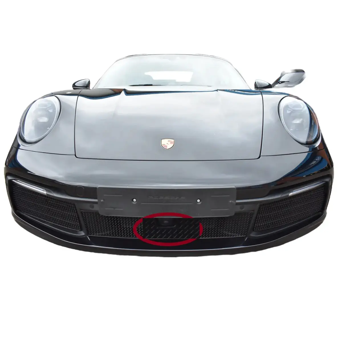 Zunsport Porsche Carrera 992 (C2,C2s,C4,C4s) - Centre Grille With Front Driving Camera 1