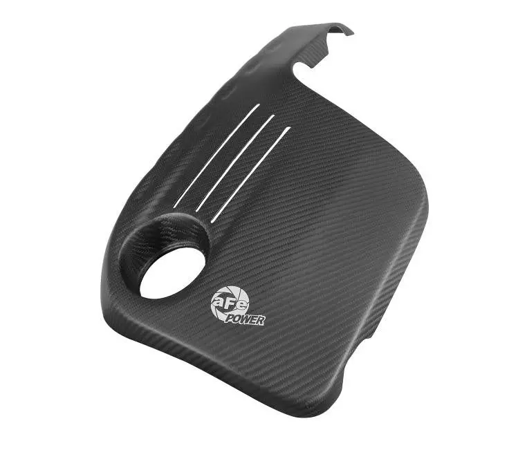 Afe Engine Cover Matte Carbon Fiber 1