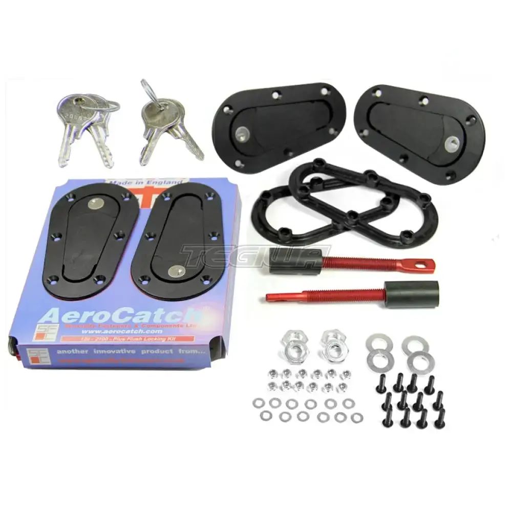 Aerocatch 120 Plus Flush Series Locking Bonnet Hood Pins Catches (Above) 1