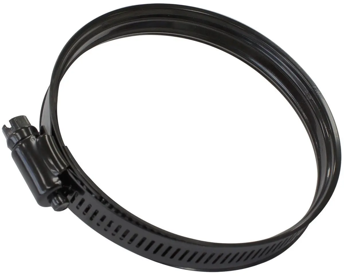 Af28-5875Blk Constant-Tension Dual-Bead Black Stainless Steel Hose Clamp 1