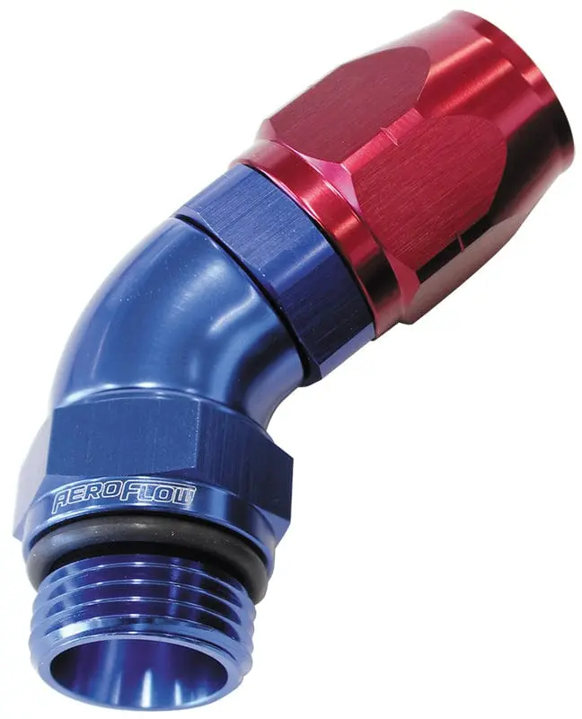 45-Degree Male Orb Swivel Hose Fitting: -6 Orb To -6 An Adapter 1
