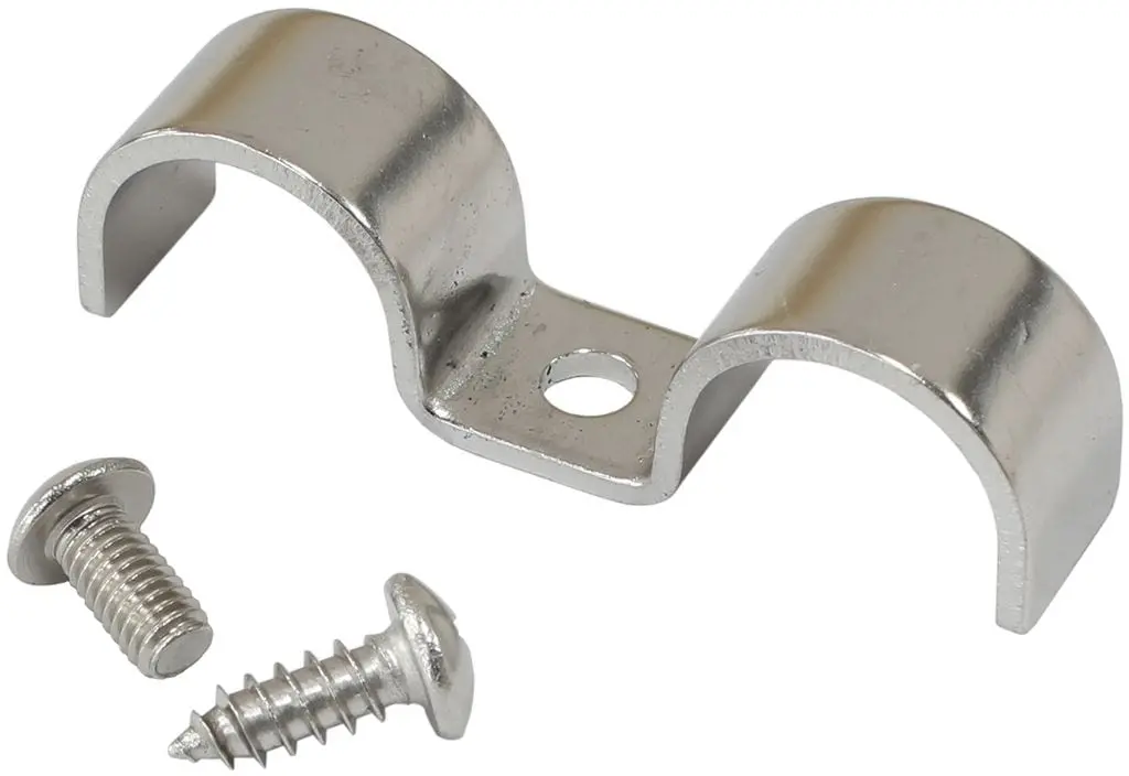 Dual Stainless Steel Hard-Line Clamp – Af300-05-05 For Rigid Fuel/Air Lines 1