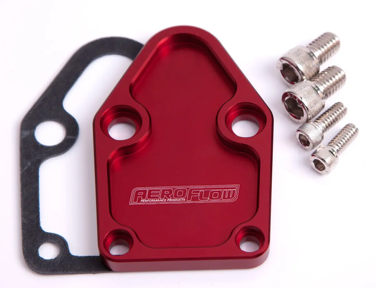 Red Billet Fuel Pump Block-Off Plate – Af64-2028R 1