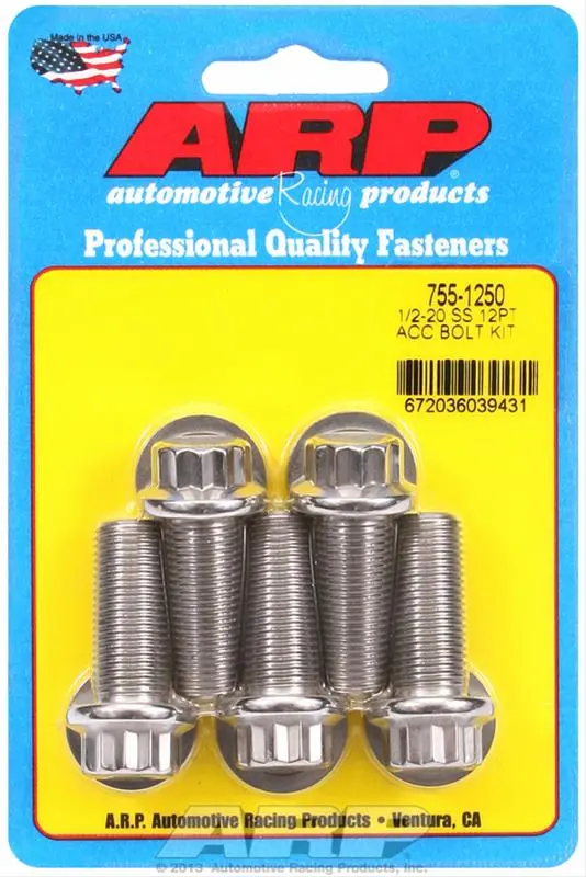 Arp Stainless Steel Engine Bolt Set — 755-1250 1