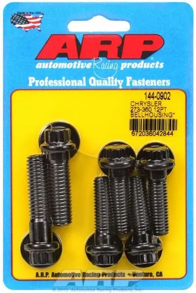 12-Point Black Oxide Bellhousing Bolt Kit – Ar144-0902 1