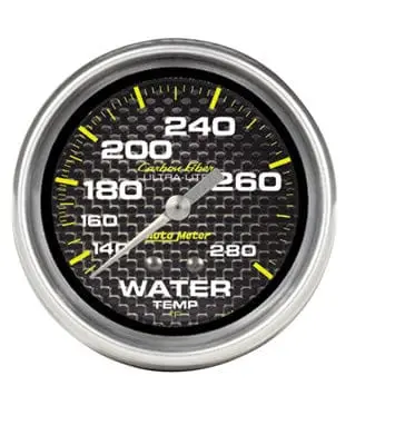 Autometer 4831 Carbon Fiber Ultra-Lite Analog Gauge 1