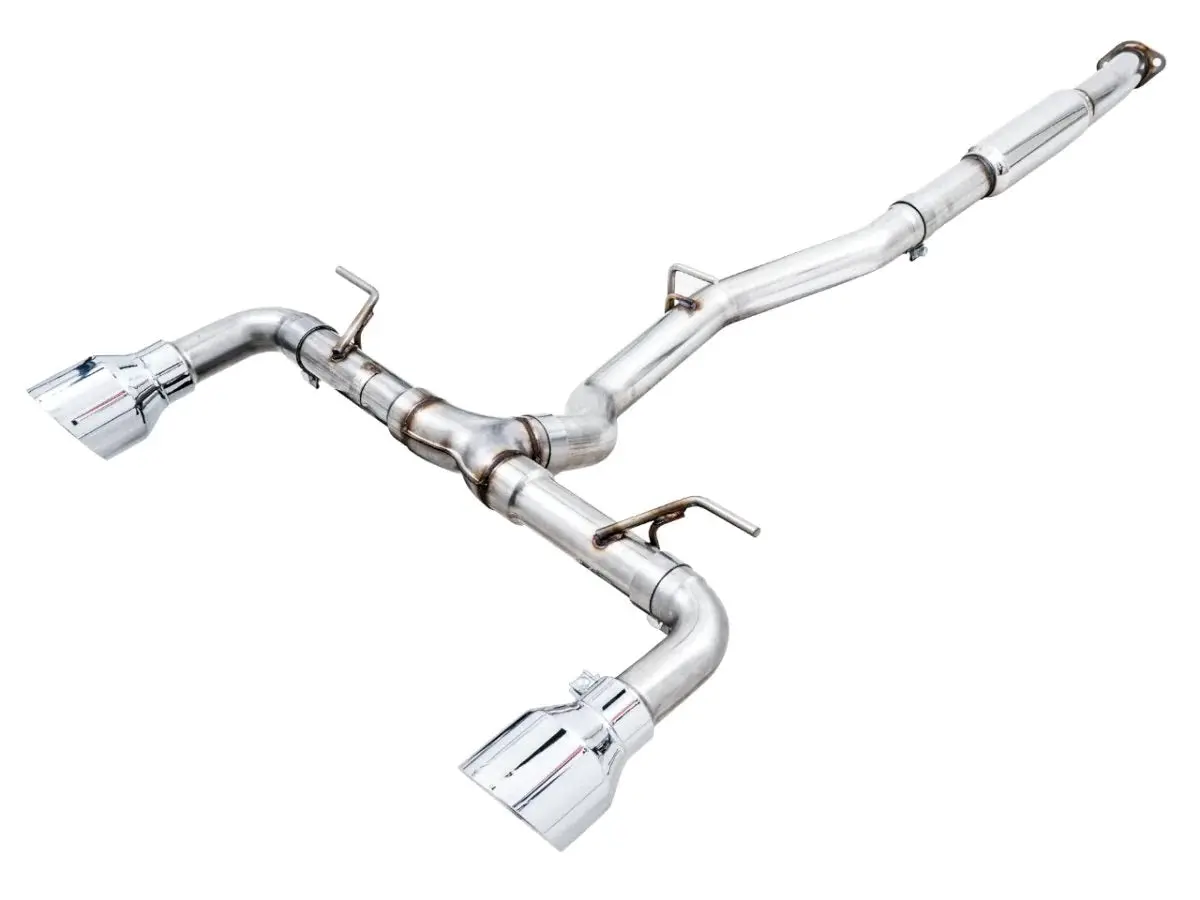 Awe Tuning Track Addition Catback Exhaust W/ Chrome Silver Tips  2013-2023 Brz / 2017-2021 Toyota 86 / 2022-2023 Gr86 1