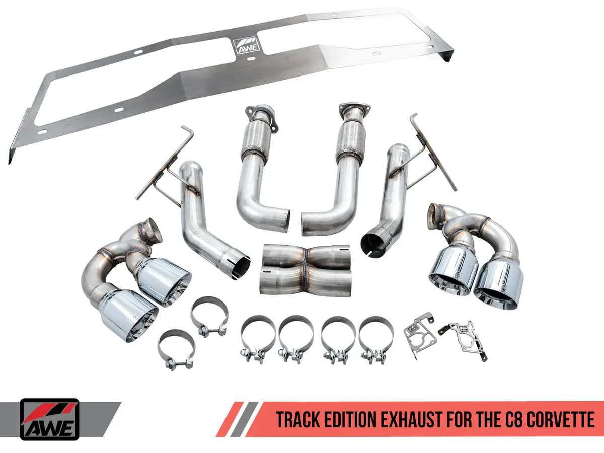 Awe Exhaust For The Corvette C8 - Track Edition 1