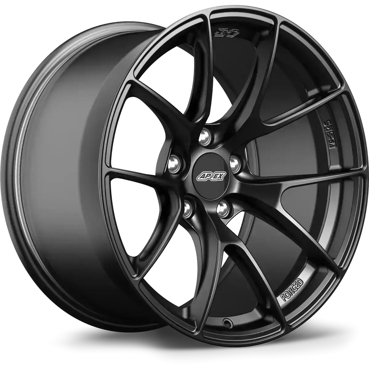 Apex Vs-5Rs Forged Alloy Wheel Satin Black 17In 1