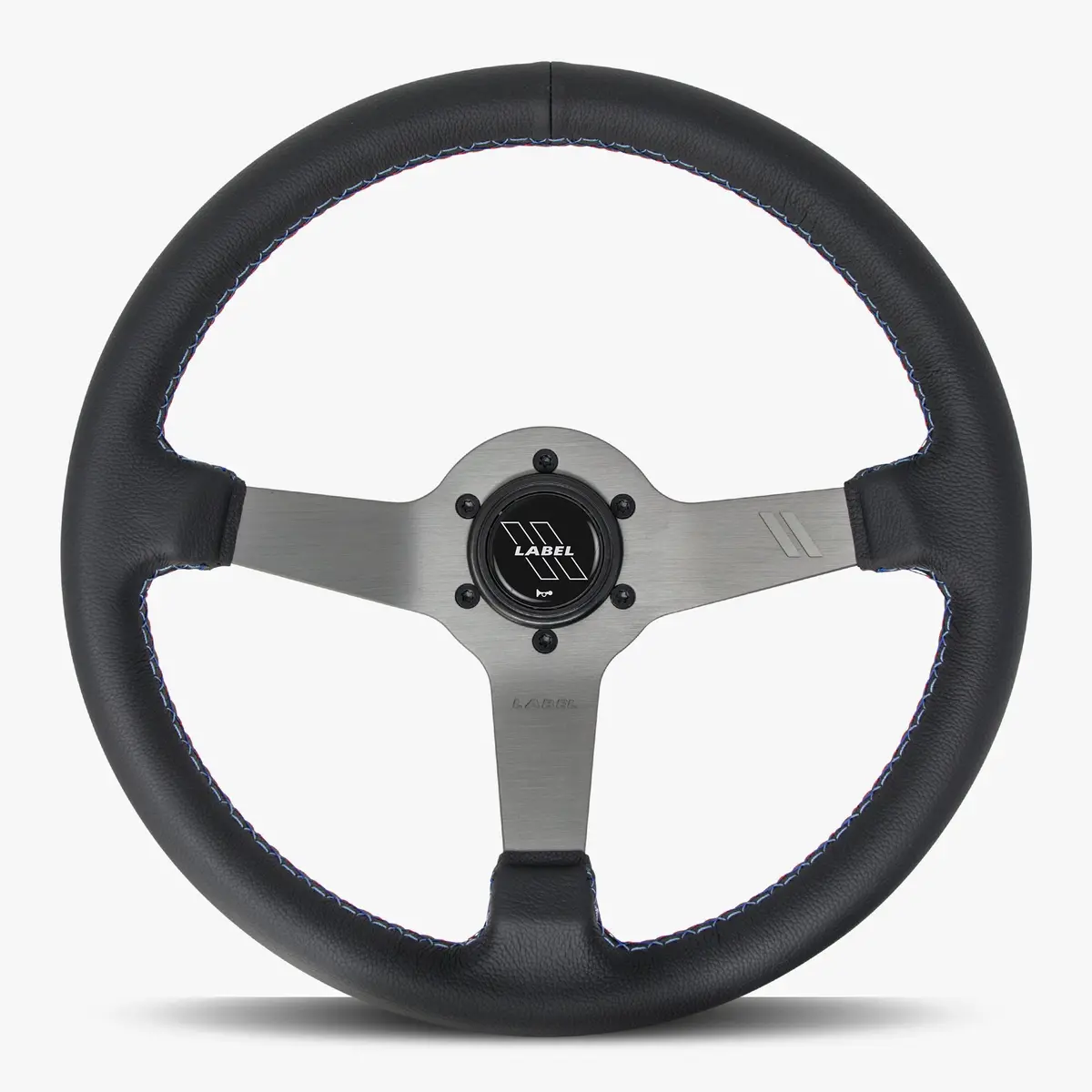 The Classic | Black Leather | Graphite Spoke | Bavarian Stitch 1