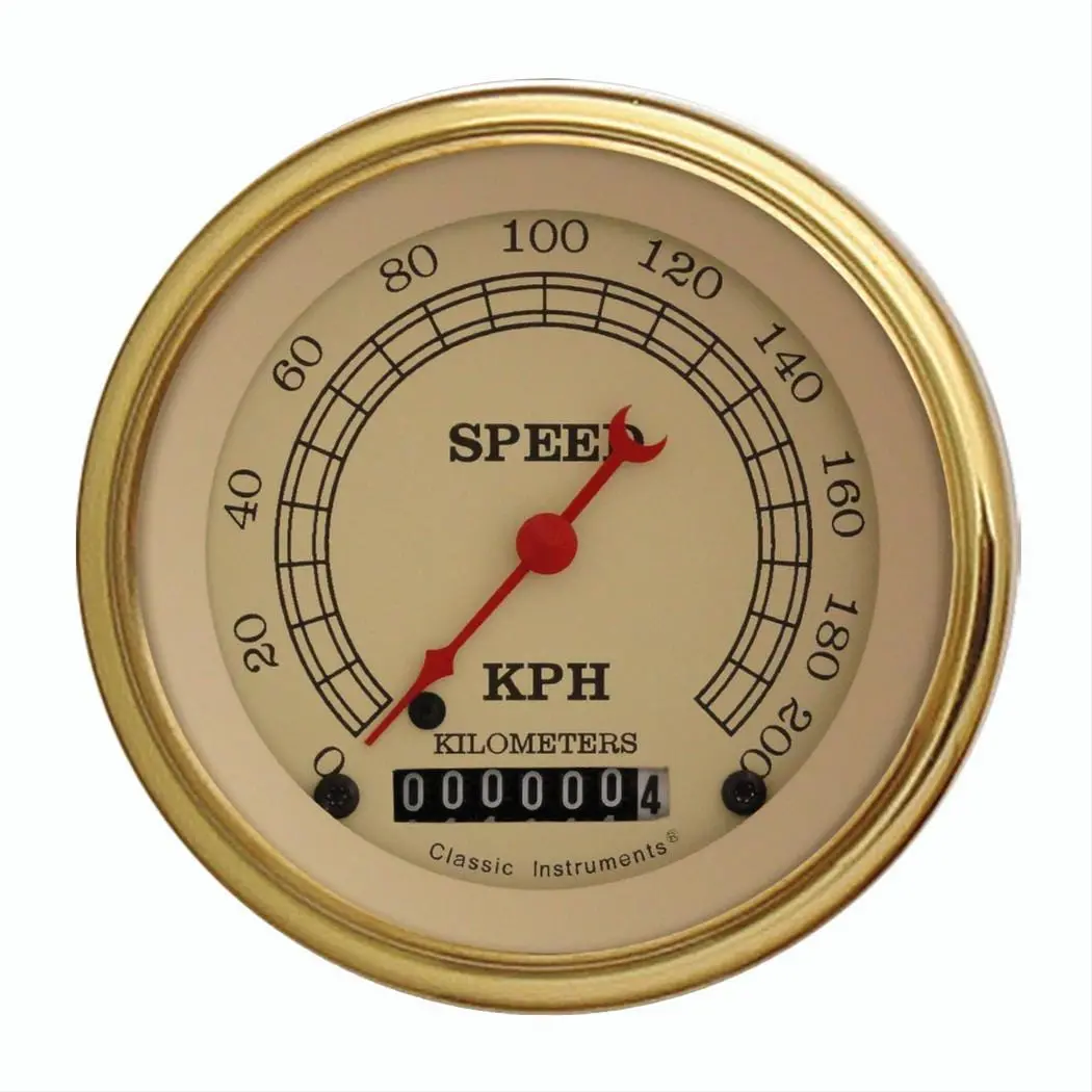 Vintage-Style Speedometer – Classic Instruments Vt59Glf Series 1