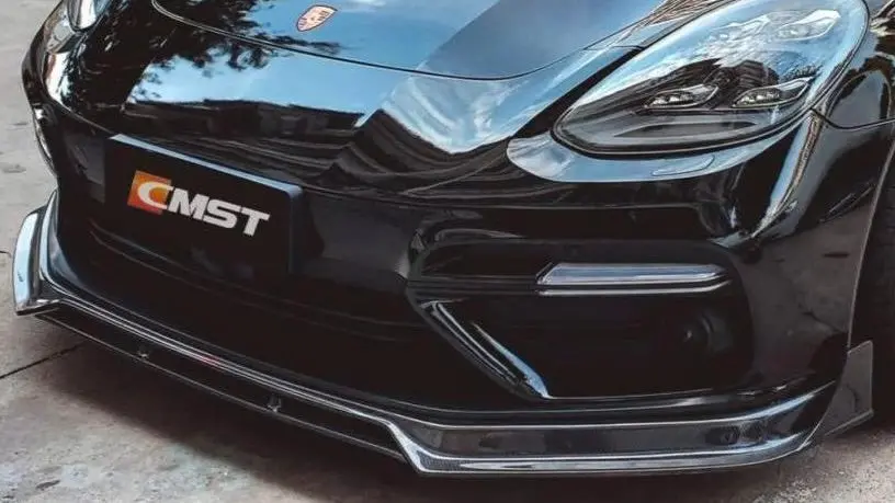 Cmst Tuning Carbon Fiber/Frp Front Lip For Porsche Panamera 97.1 Turbo/Turbo S & Rwd/Base/4/4S 1