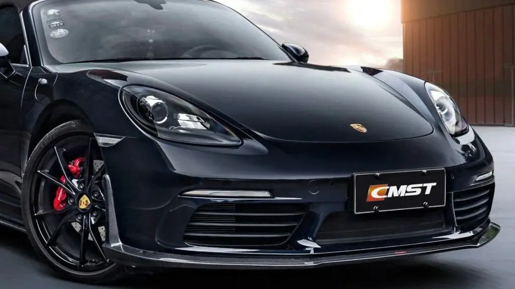 Cmst Tuning Carbon Fiber Front Lip Ver.1 For Porsche Cayman/Boxster 718 2016-2020 1