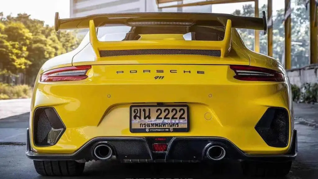 Cmst Tuning Carbon Fiber & Frp Classic Rear Bumper & Diffuser For Porsche 991 911 Car/Rerra Base/S/T 1