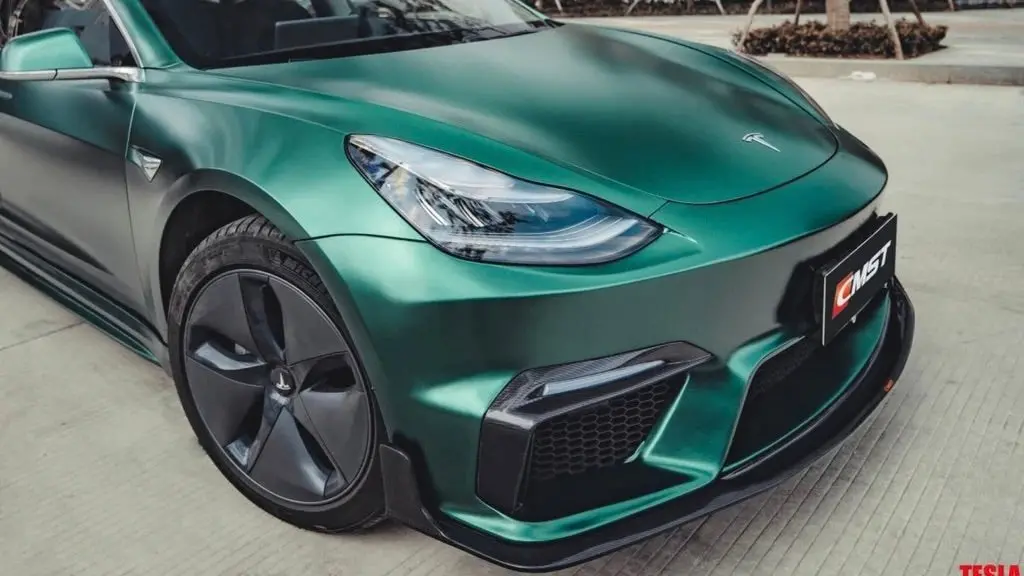 Cmst Tuning Carbon Fiber Front Bumper For Tesla Model 3 Ver.1 1
