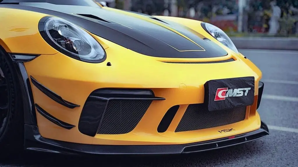 Cmst Tuning Carbon Fiber & Frp Front Lip For Porsche 991.2 911 Gt3rs 2017-2019 1