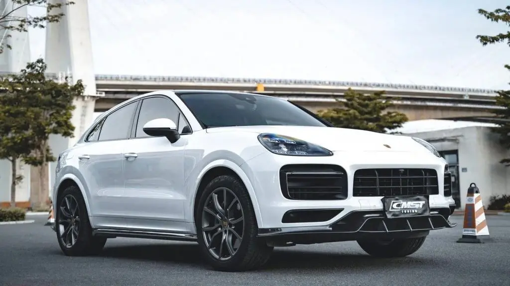 Cmst Tuning Carbon Fiber & Frp Front Lip For Porsche Cayenne 9Y0 9Y0.1 9Y3.1 Base/S/Turbo S 1