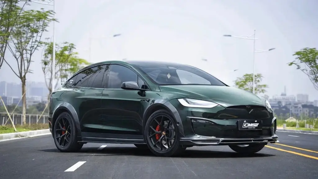 Cmst Tuning Carbon Fiber Front Lip For Tesla Model X 2022-On 1