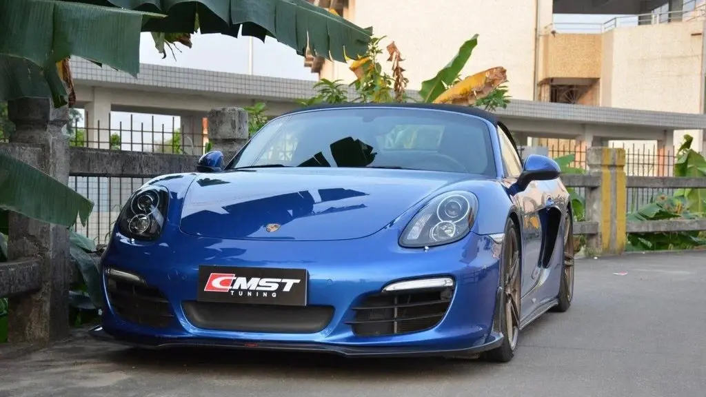 Cmst Tuning Carbon Fiber Front Lip Splitter For Porsche 2012-2015 Cayman/Boxster 981 1