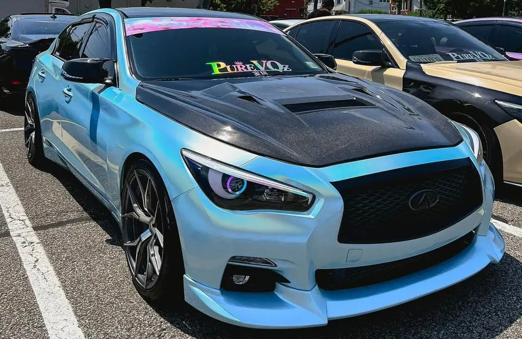 Cmst Tuning Carbon Fiber Hood Bonnet For Infiniti Q50 2014-2022 1