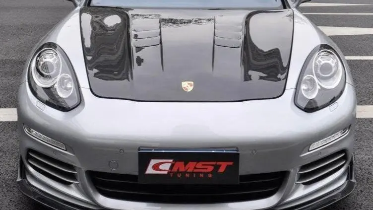 Cmst Tuning Carbon Fiber & Frp Hood For Porsche Panamera 970 970.1 970.2 Gts Turbo S 1
