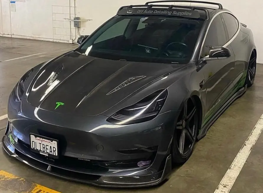 Cmst Tuning Carbon Fiber Hood Ver.2 For Tesla Model 3 1