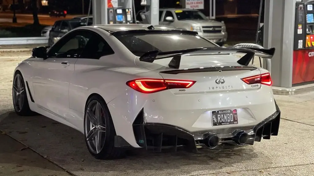 Cmst Tuning Carbon Fiber Rear Bumper & Diffuser For Infiniti Q60 To Project Black S Concept 2017-2022 1