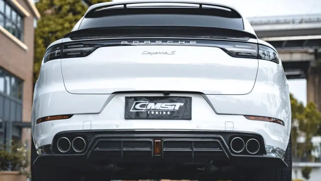 Cmst Tuning Carbon Fiber & Frp Rear Diffuser For Porsche Cayenne 9Y0 9Y0.1/9Y3/9Y3.1/S/Turbo S 1