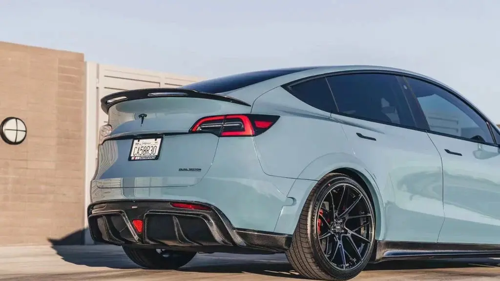 Cmst Tuning Carbon Fiber Rear Diffuser Ver.2 For Tesla Model Y 1