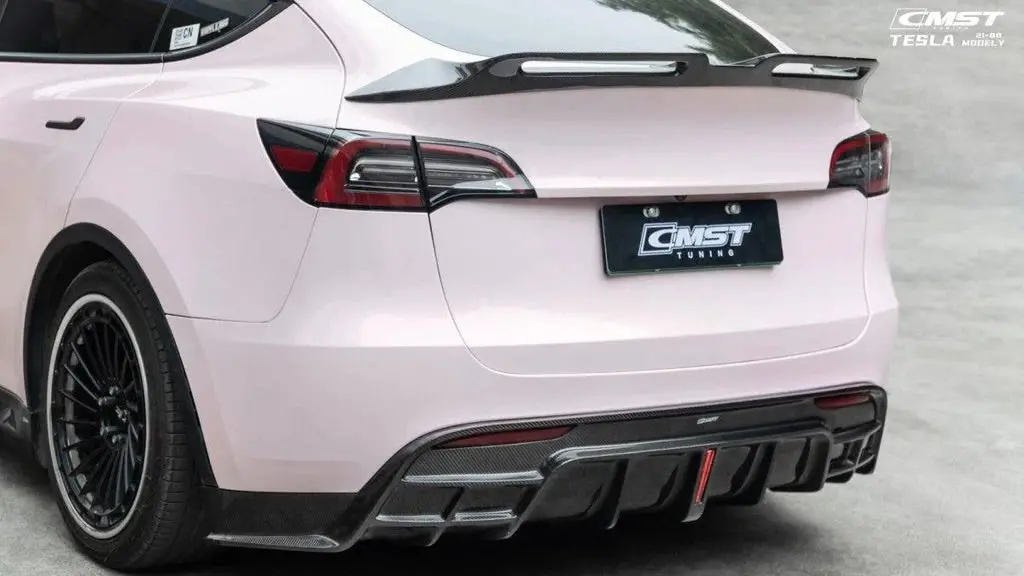 Cmst Tuning Carbon Fiber Rear Diffuser Ver.5 For Tesla Model Y 1