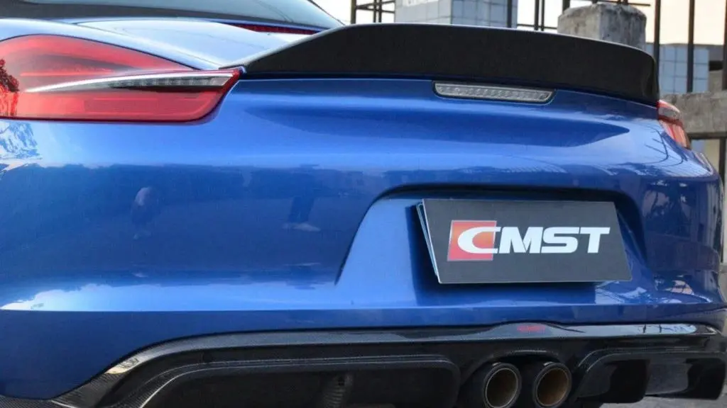 Cmst Tuning Carbon Fiber Rear Spoiler For Porsche Boxster 981 2012-2015 1
