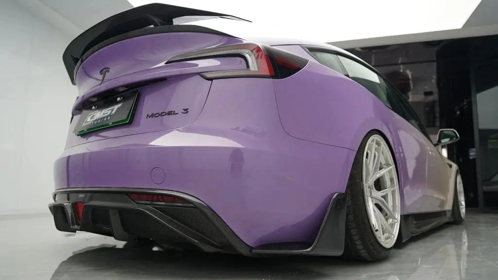 Cmst Tuning Carbon Fiber Rear Spoiler Wing Ver.1 For Tesla Model 3 Highland/P 2024-On 1