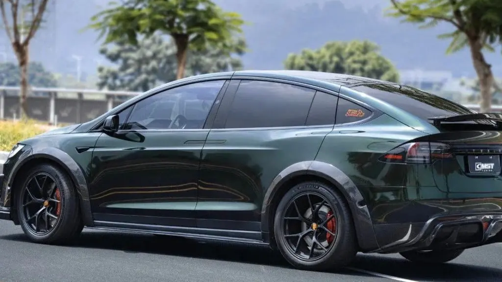 Cmst Tuning Carbon Fiber Side Skirts For Tesla Model X 2022-On 1