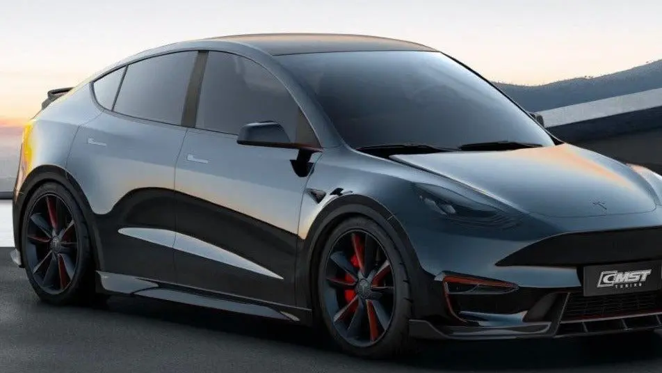 Cmst Tuning Carbon Fiber Side Skirts Ver.4 For Tesla Model Y 1
