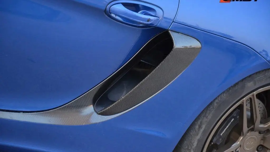 Cmst Tuning Carbon Fiber Side Vent Covers For Porsche Cayman/Boxster 981 2012-2015 1