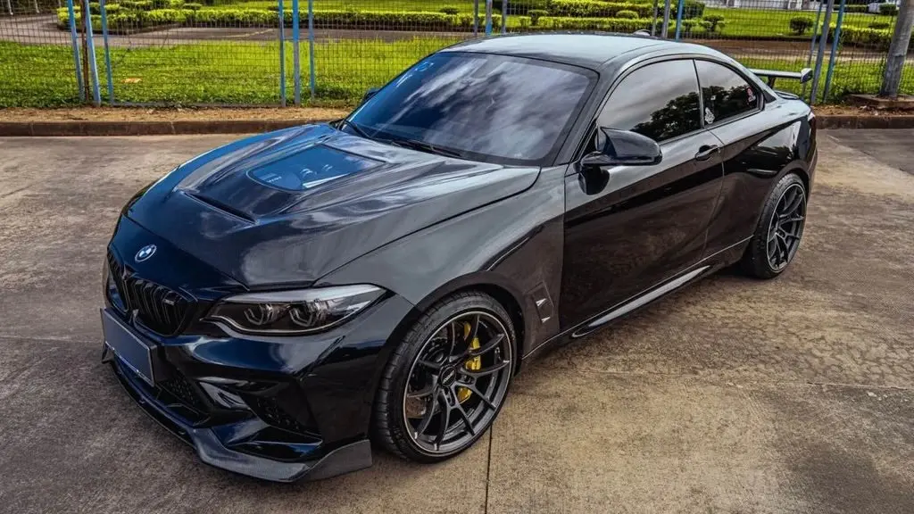 Cmst Tuning Carbon Fiber Tempered Glass Transparent Hood For Bmw M2 / M2c F87 2 Series F22 2014-On 1