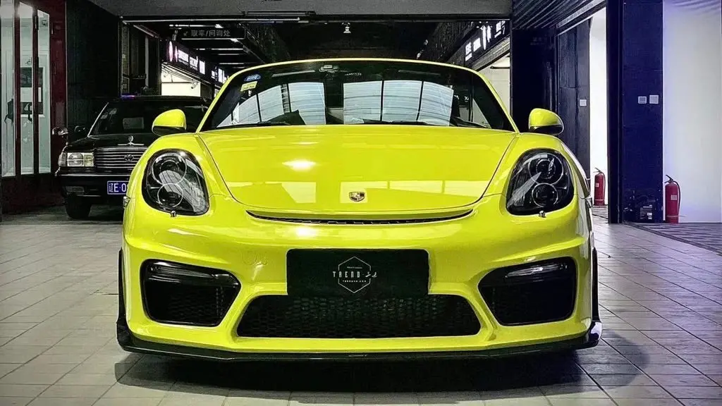 Cmst Tuning Carbon Fiber Gt 4 Style Front Bumper & Lip For Porsche 2012-2015 Cayman/Boxster 981 1