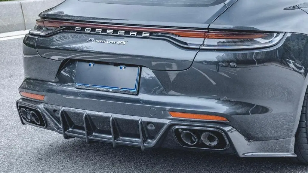 Cmst Tuning Carbon Fiber/Frp Rear Diffuser V2 For Porsche Panamera 971 971.1 971.2 Gts/Turbo S 1