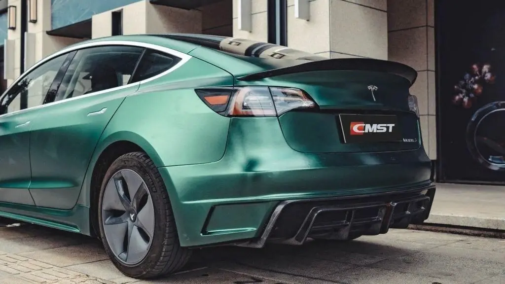 Cmst Tuning Rear Bumper & Rear Diffuser For Tesla Model 3 1