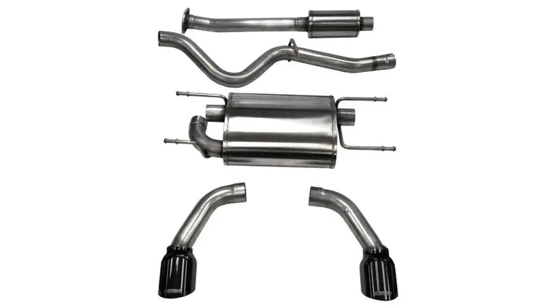 Corsa Stainless Steel Catback Exhaust W/ Black Pro Series Tip 2013-2023 Brz / 2013-2016 Frs / 2017-2021 Gt86 / 2022-2023 Gr86 1